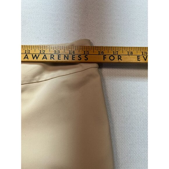 Ann Taylor Women's Modern Pull On Pants Flat Front Stretch Size 2 Beige Casual - Picture 8 of 11